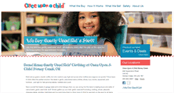 Desktop Screenshot of onceuponachildstoneycreek.com